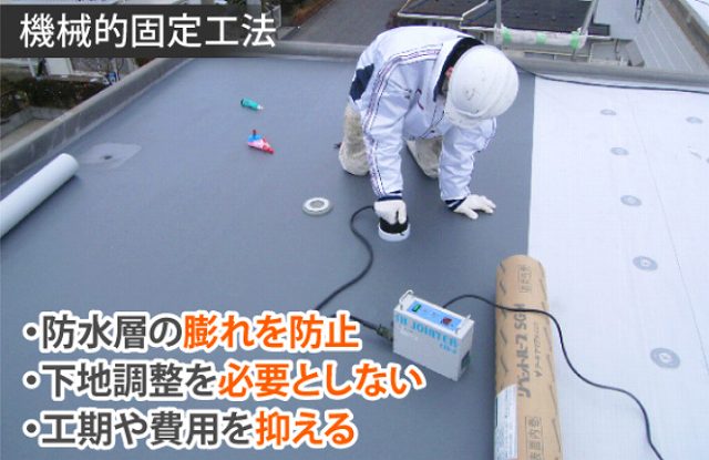 シート防水　防水工事